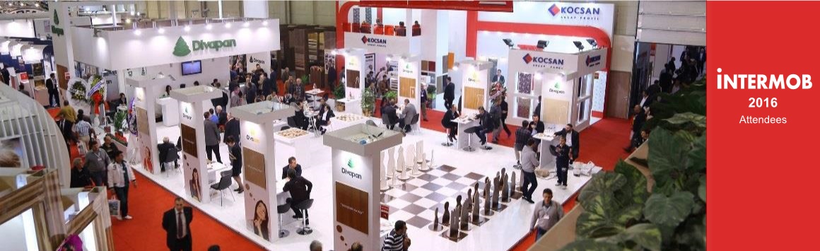 Photo of the Intermob International Furniture exhibition in Istanbul, attended representaives of Old Lami Ltd., major suppliers of laminates such as MFC, MDF and furniture accessories etc., to the Georgian market, based in Tbilisi, Georgia.