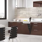 Small image of the Bakis acrylic Brown MDF decor